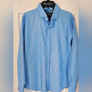 Robert Graham Light Blue Shirt Tailored Fit Size Large New Without Tags.
